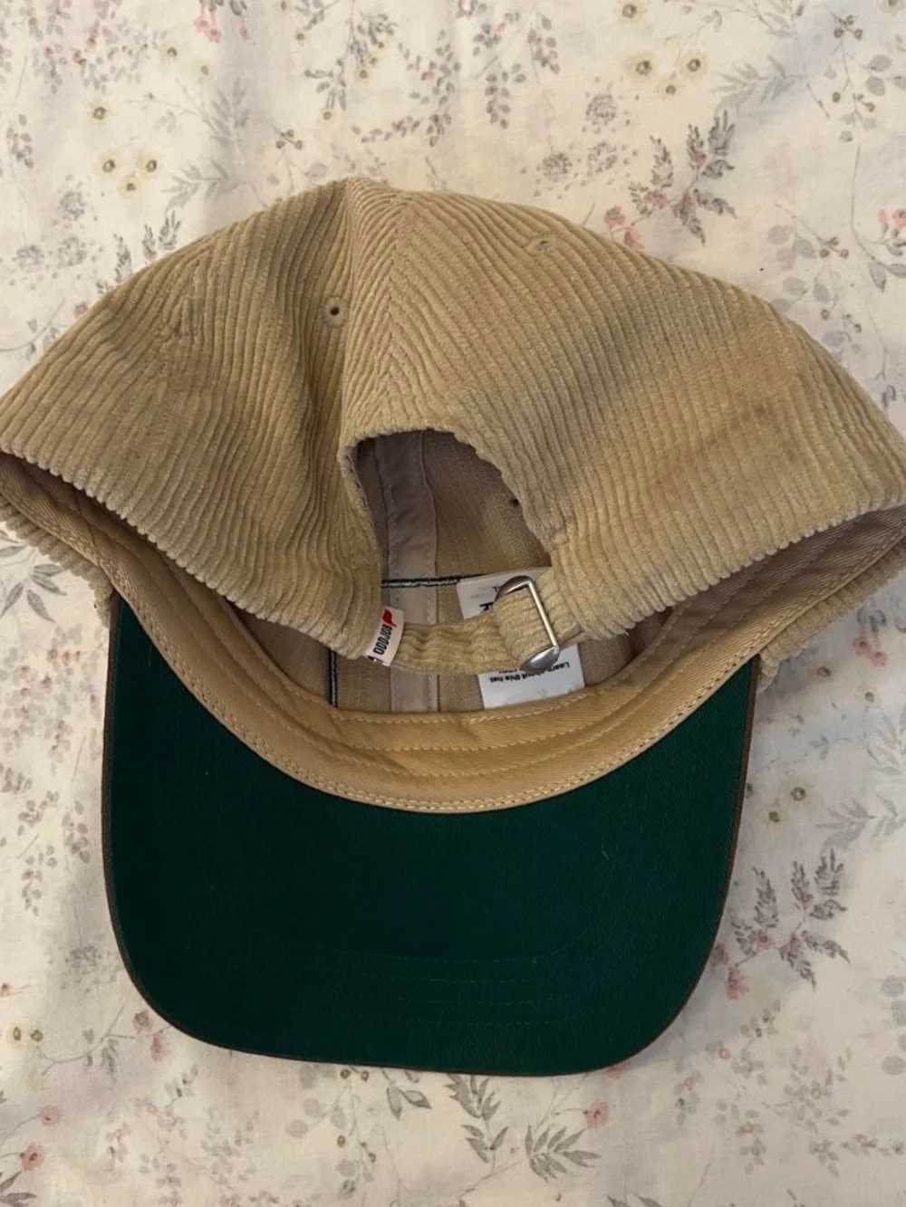 Oddjob XL Corduroy Suede Hat Baseball Cap Leather Adjustable Horse Patch XL